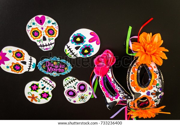 Decorations Traditional Mexican Holiday Day Dead Stock Photo Edit