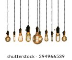 Decorative antique edison style filament light bulbs