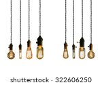 Decorative antique edison style filament light bulbs