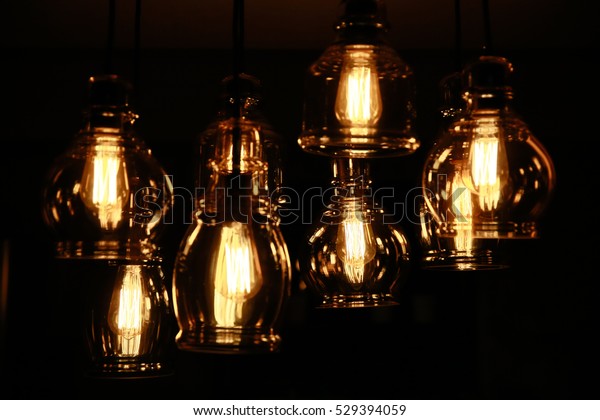 Decorative Antique Edison Style Filament Light Stock Photo Edit