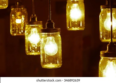 Decorative Antique Mason Jar Style Light Bulbs