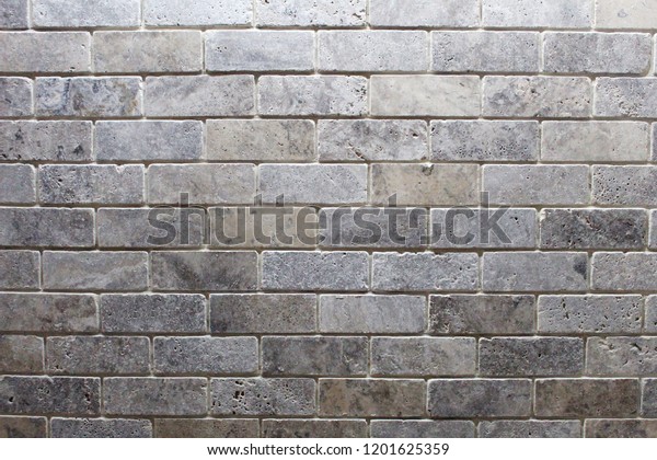 Decorative Bricks Bricks Decorative Natural Bricks Stock Photo