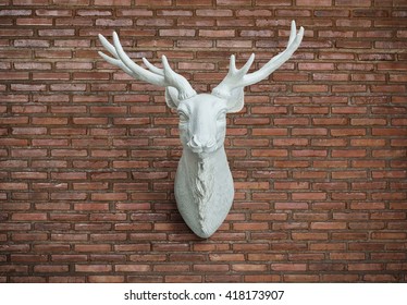 Decorative Deer Head On The Wall