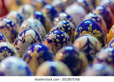 Decorative Fabergé Eggs Close Up