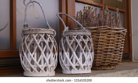 decorative elements on the windowsill