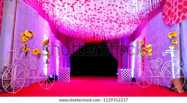 Decorative Gate Indian Wedding Stock Photo Edit Now 1129352237