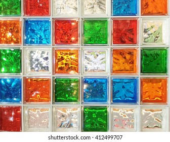 Decorative Glass Blocks Different Colors Stock Photo (Edit Now) 413349409