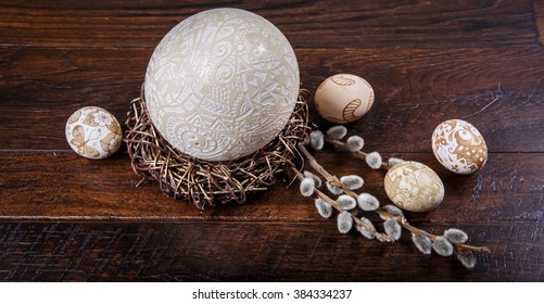 Ostrich With Egg Stock Photos Images Photography Shutterstock