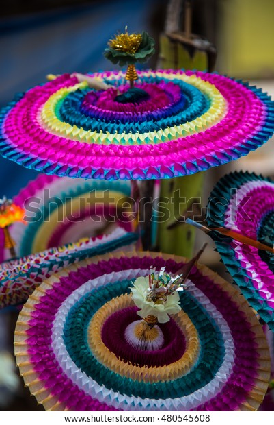 Decorative Items Made By Paper Used Royalty Free Stock Image