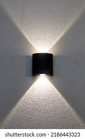 Decorative LED Wall Lamp Casting Light On The Wall