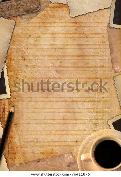 Decorative Note Paper Royalty Free Stock Image