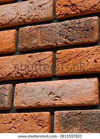 Decorative panels replicating red brick surfaces shown in a retail construction environment for modern interior design and remodeling projects