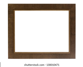 decorative photo frame isolated on white background