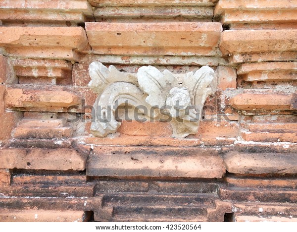 Decorative Red Brick On Wall Texture Stock Photo Edit Now 423520564