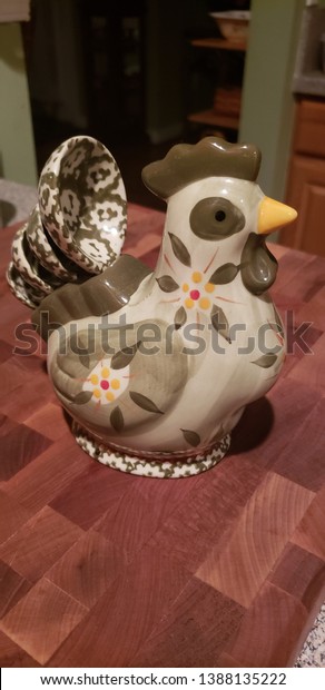 Decorative Rooster Measuring Spoon Set Stock Photo Edit Now