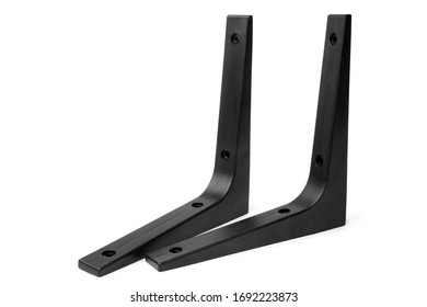 Decorative Shelf Brackets On White Background