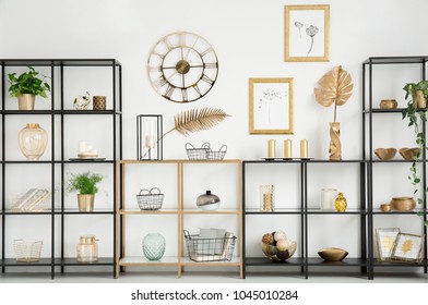 Metal Vases On Shelf Images Stock Photos Vectors Shutterstock