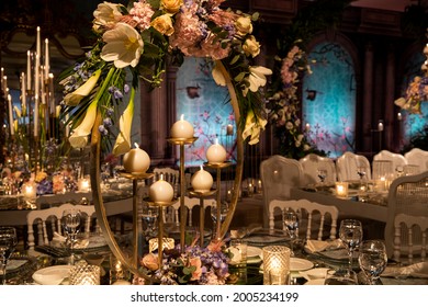 Decorative Venue Design, Luxury Dining Event Decor