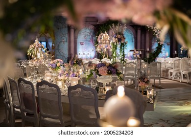 Decorative Venue Design, Luxury Dining Event Decor