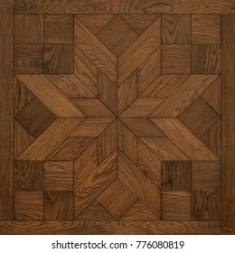 Decorative wooden tile