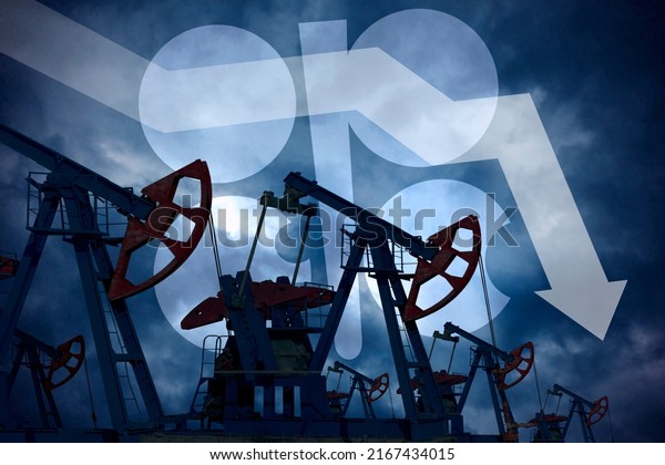 Decrease Oil Production Opec Economic Crisis Stock Photo 2167434015 ...