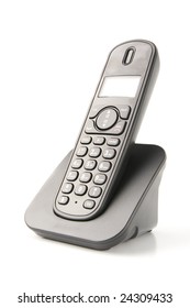 Dect Cordless Phone Isolated On Withe Background