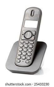 Dect Cordless Phone Isolated On Withe Background