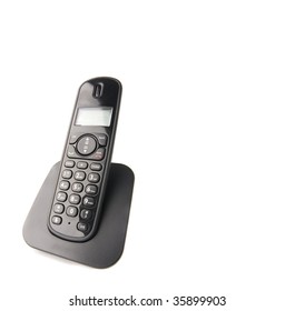 Dect Cordless Phone Isolated On Withe Background