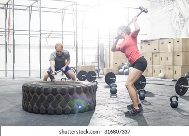 Dedicated man shouting by climbing wall in gym - Powered by Shutterstock