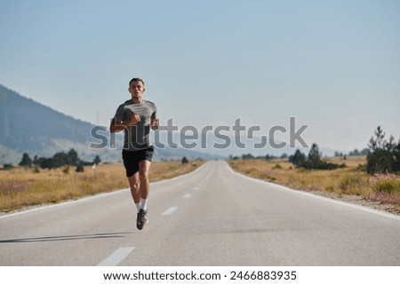 A dedicated marathon runner pushes himself to the limit in training.