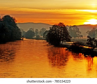 Dee Valley Sunset, Corwen, North Wales