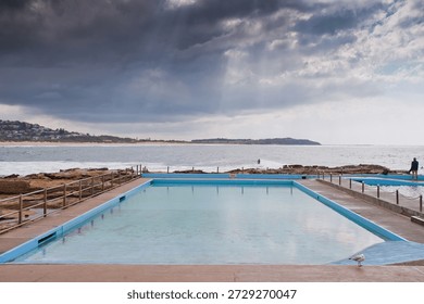 Dee Why Beach tidal rockpool, Sydney, New South Wales, Australia