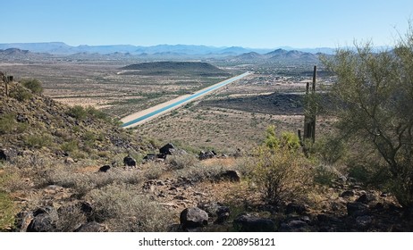 Deem Hills Ridgeline Arizona Canal 