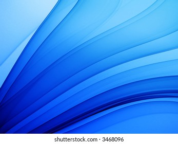 deep blue abstract theme - high quality render