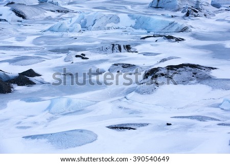 Similar – Island | Vögel auf einem Eisberg in einer Gletscherlagune