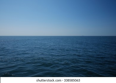 Deep Blue Ocean Horizon