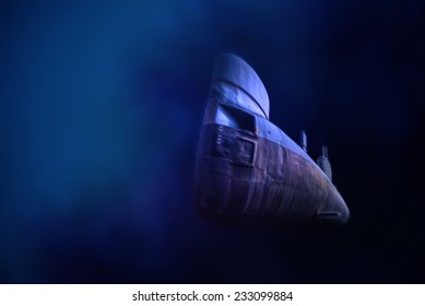 Deep Blue Submarine