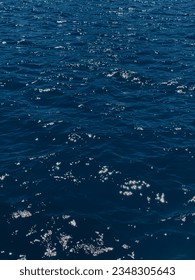 deep blue waters with waves