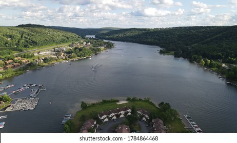 Deep Creek Maryland Lake Aerial