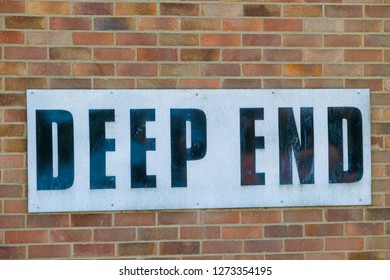 Deep End Sign