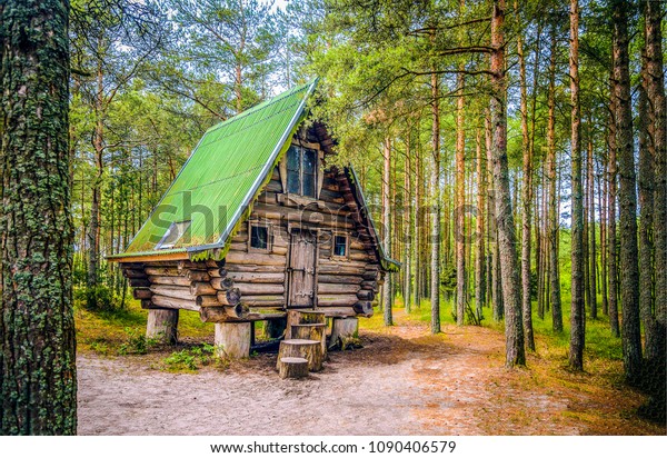 Deep Forest Witch House Landscape Witch Stock Photo Edit Now