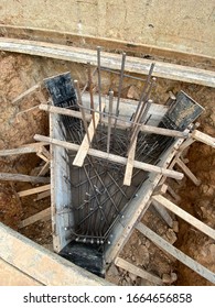 Deep Foundation Triangle Footing Construction Stock Photo 1664656858 ...