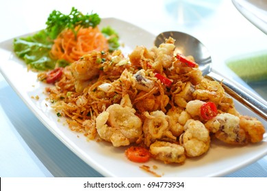 Deep Fried Baby Squid