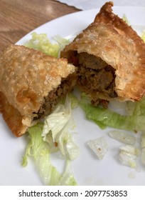 Deep Fried Cuban Beef Empanada