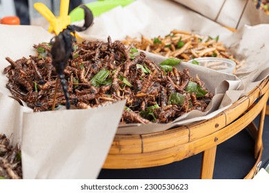 Deep fried inserts is one of the famous snack in Thailand.