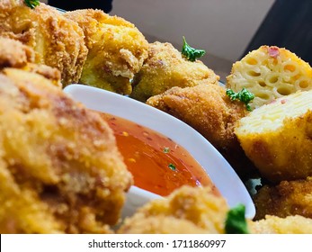 Deep Fried Mac And Cheese Balls