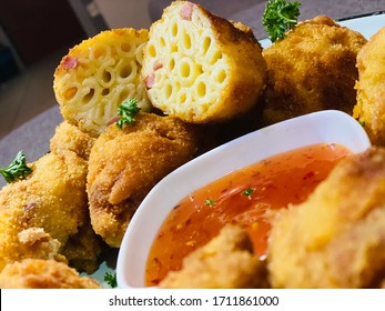 Deep Fried Mac And Cheese Balls