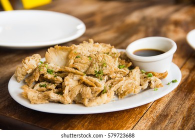 Deep Fried Mushroom With Soy Vinegar Sauce