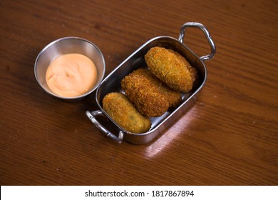 A Deep Fried Jalapeño Poppers.