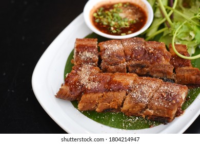 Deep Fried Pork Belly Fish Sauce Stock Photo 1804214947 | Shutterstock